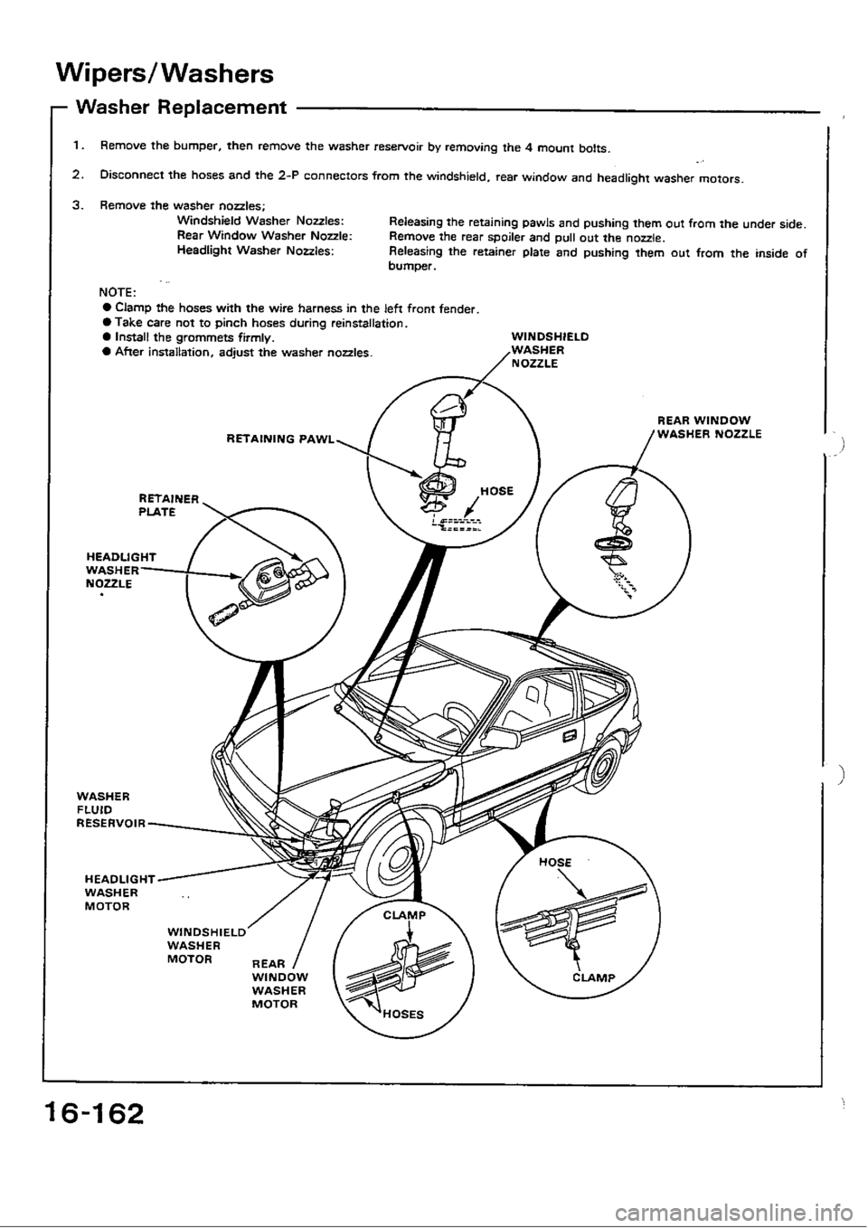 HONDA CIVIC 1988 4.G Workshop Manual HONDA CIVIC 1988 4.G Workshop Manual