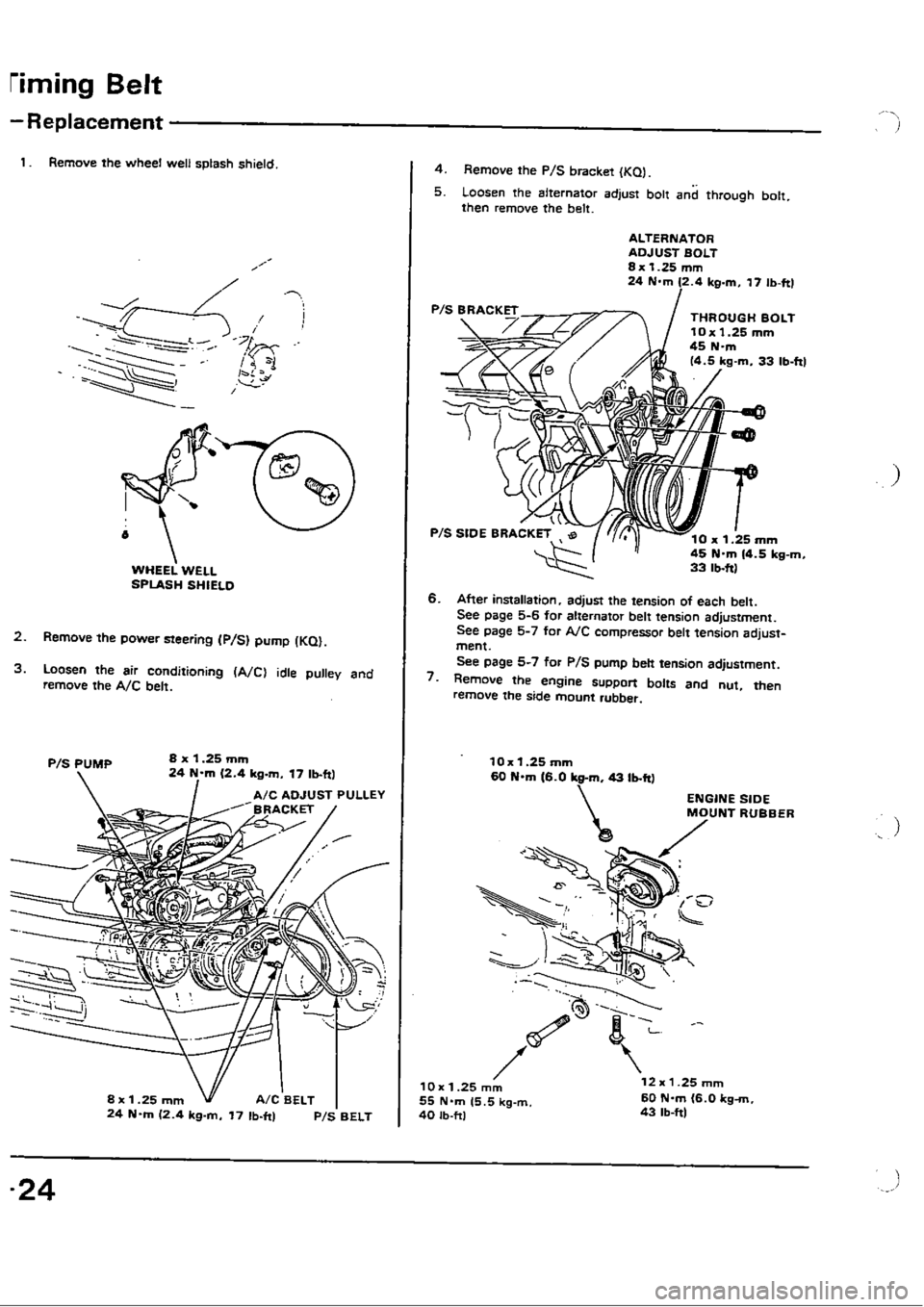 HONDA CIVIC 1989 4.G Repair Manual HONDA CIVIC 1989 4.G Repair Manual