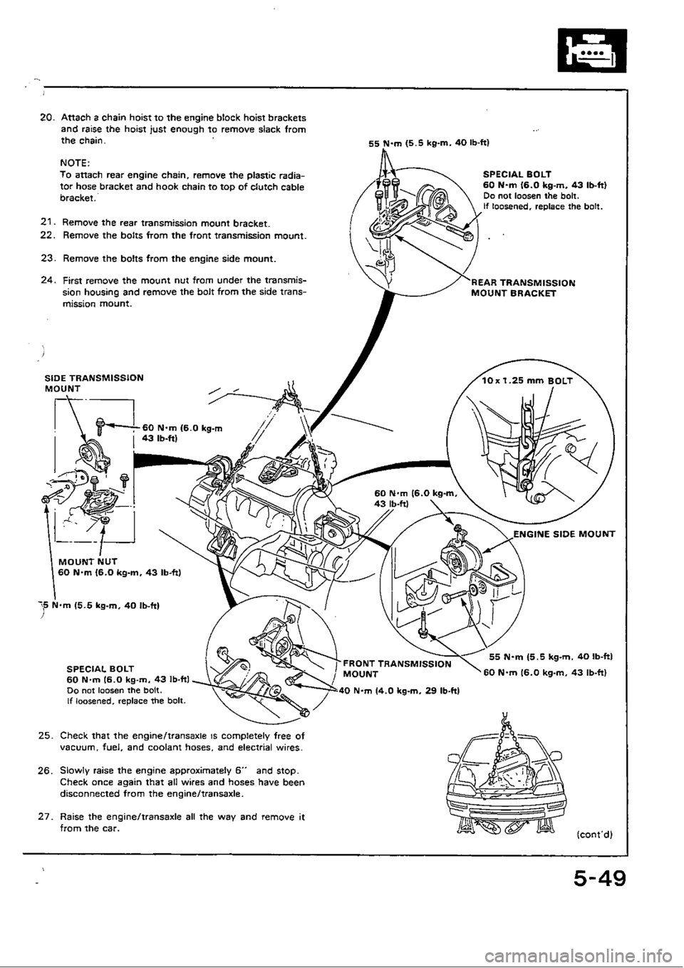HONDA CIVIC 1989 4.G Owners Manual HONDA CIVIC 1989 4.G Owners Manual