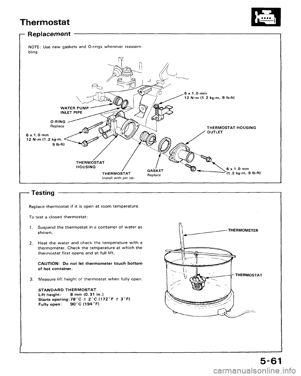 HONDA CRX 1988 2.G Workshop Manual 