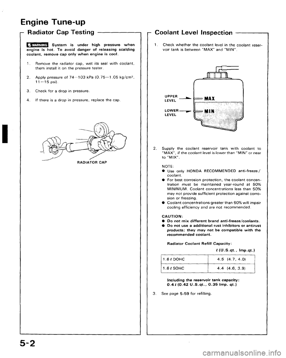 HONDA CRX 1988 2.G Workshop Manual HONDA CRX 1988 2.G Workshop Manual
