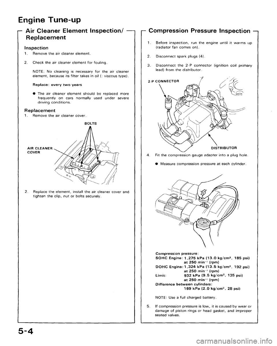 HONDA CRX 1988 2.G Workshop Manual HONDA CRX 1988 2.G Workshop Manual