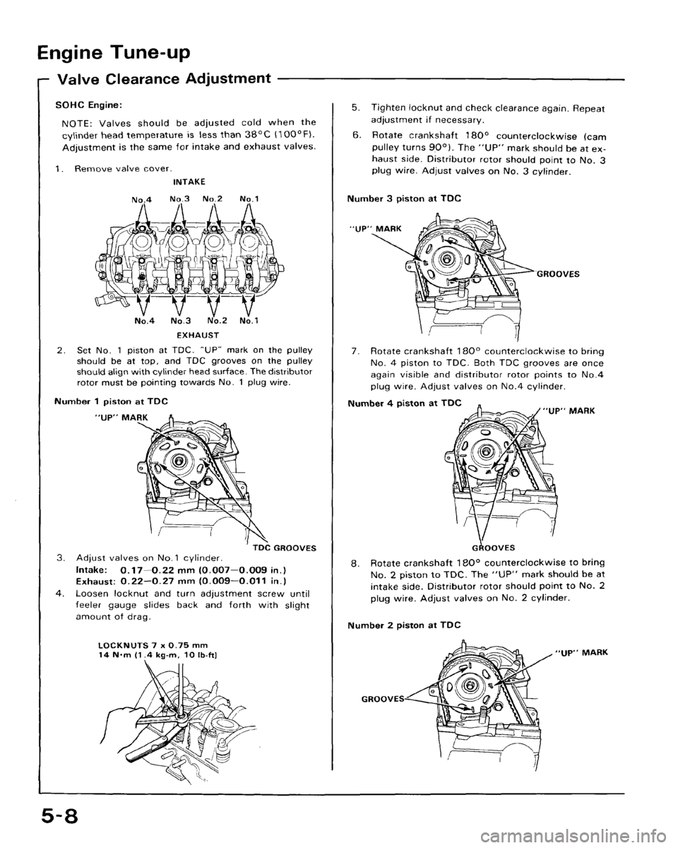 HONDA CRX 1988 2.G Workshop Manual HONDA CRX 1988 2.G Workshop Manual