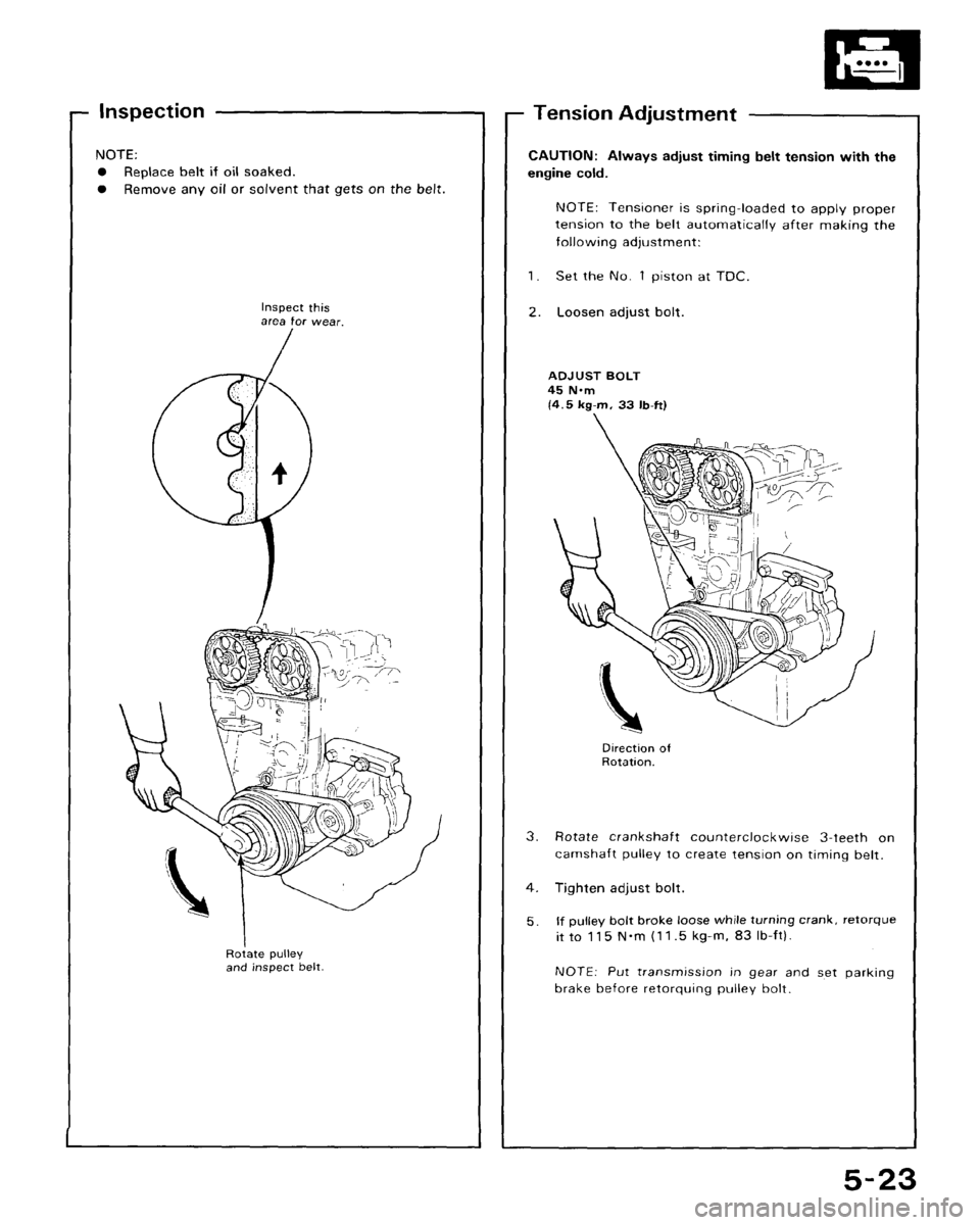 HONDA CRX 1988 2.G Workshop Manual HONDA CRX 1988 2.G Workshop Manual
