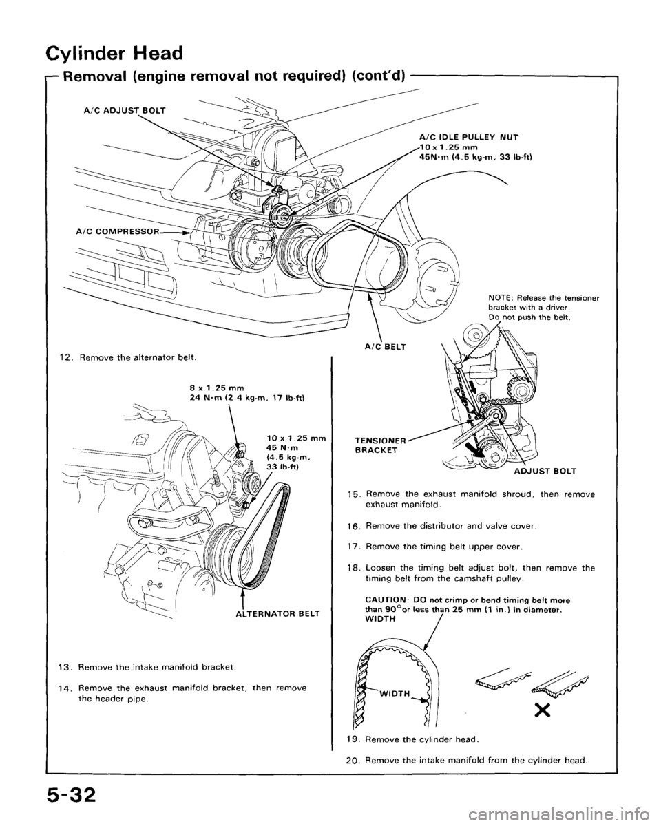 HONDA CRX 1988 2.G Workshop Manual HONDA CRX 1988 2.G Workshop Manual