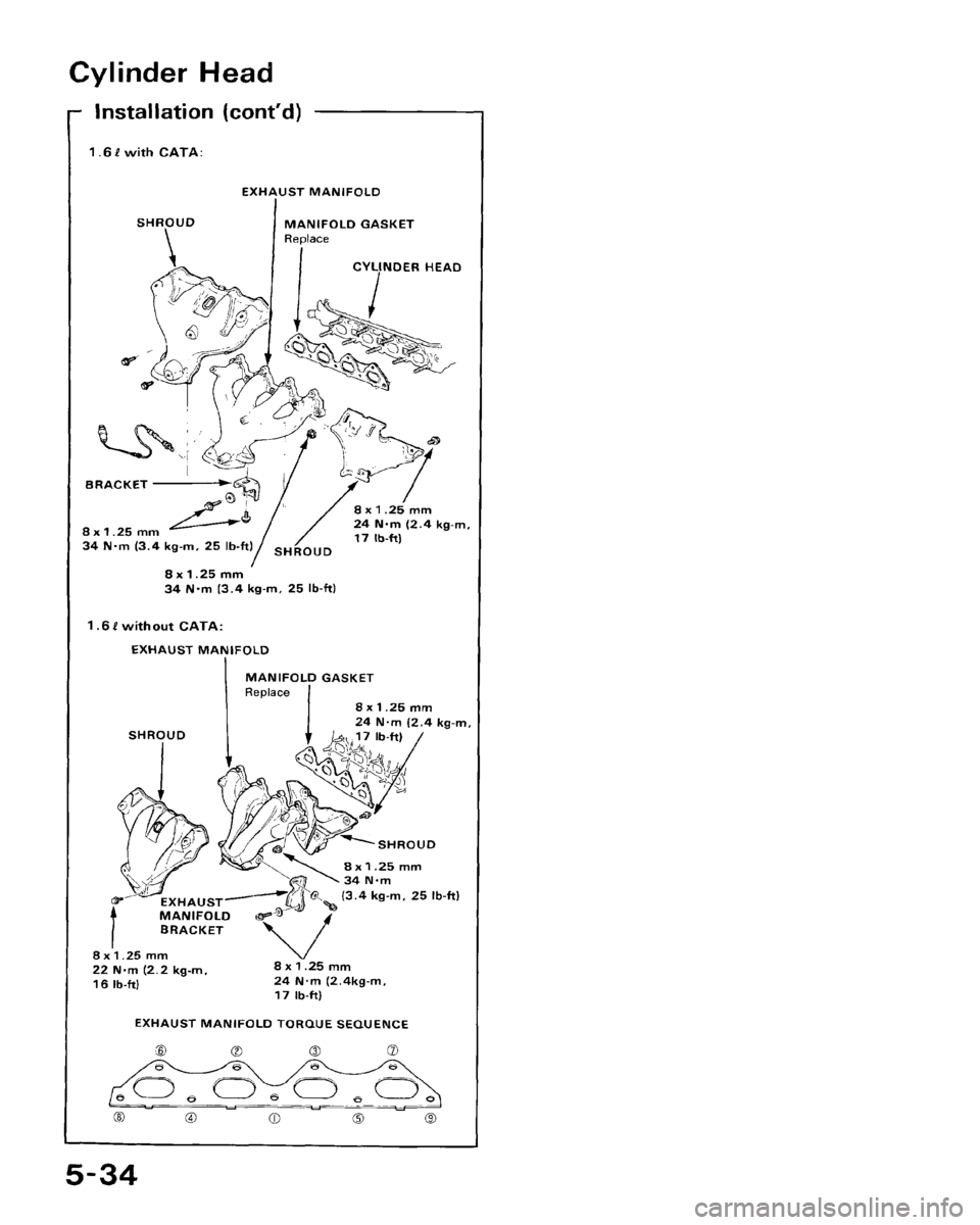 HONDA CRX 1988 2.G Workshop Manual HONDA CRX 1988 2.G Workshop Manual