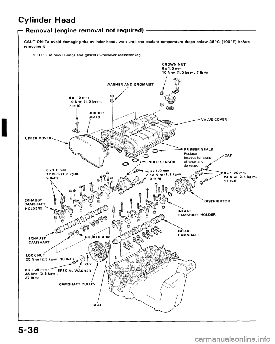HONDA CRX 1988 2.G Workshop Manual HONDA CRX 1988 2.G Workshop Manual