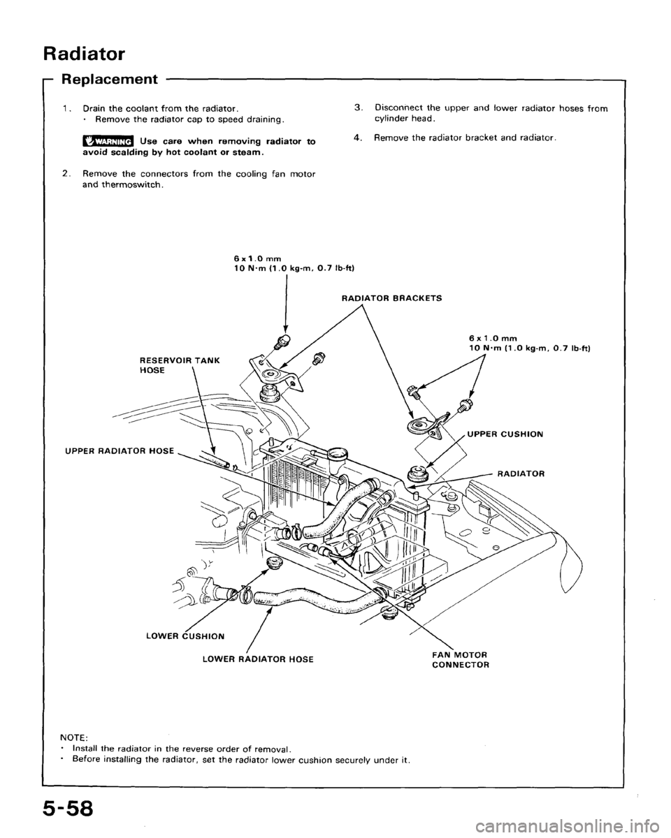 HONDA CRX 1988 2.G Workshop Manual HONDA CRX 1988 2.G Workshop Manual