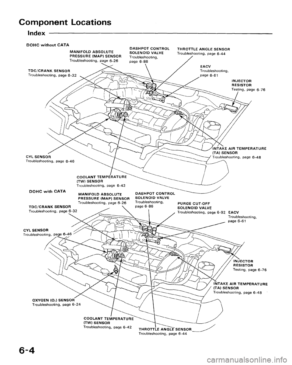 HONDA CRX 1988 2.G Workshop Manual 