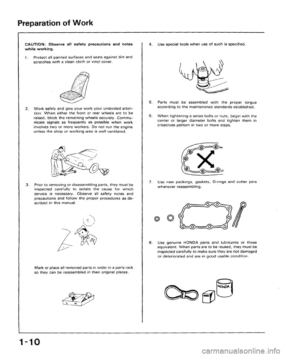 HONDA CRX 1988 2.G Owners Manual HONDA CRX 1988 2.G Owners Manual