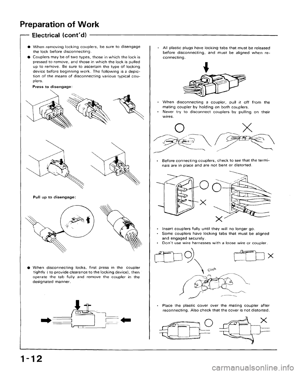 HONDA CRX 1988 2.G Owners Manual HONDA CRX 1988 2.G Owners Manual