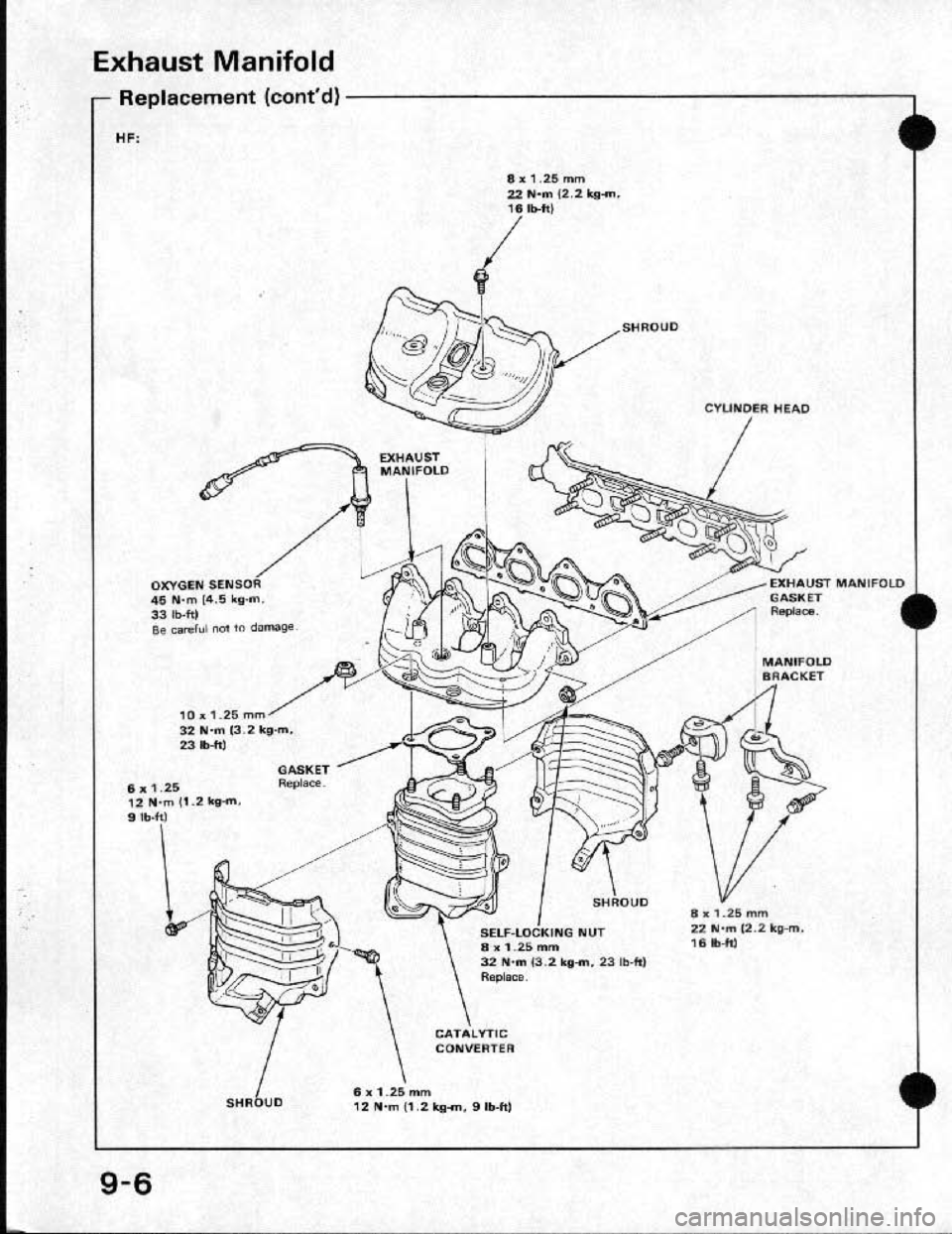 HONDA CRX 1991 2.G Workshop Manual 