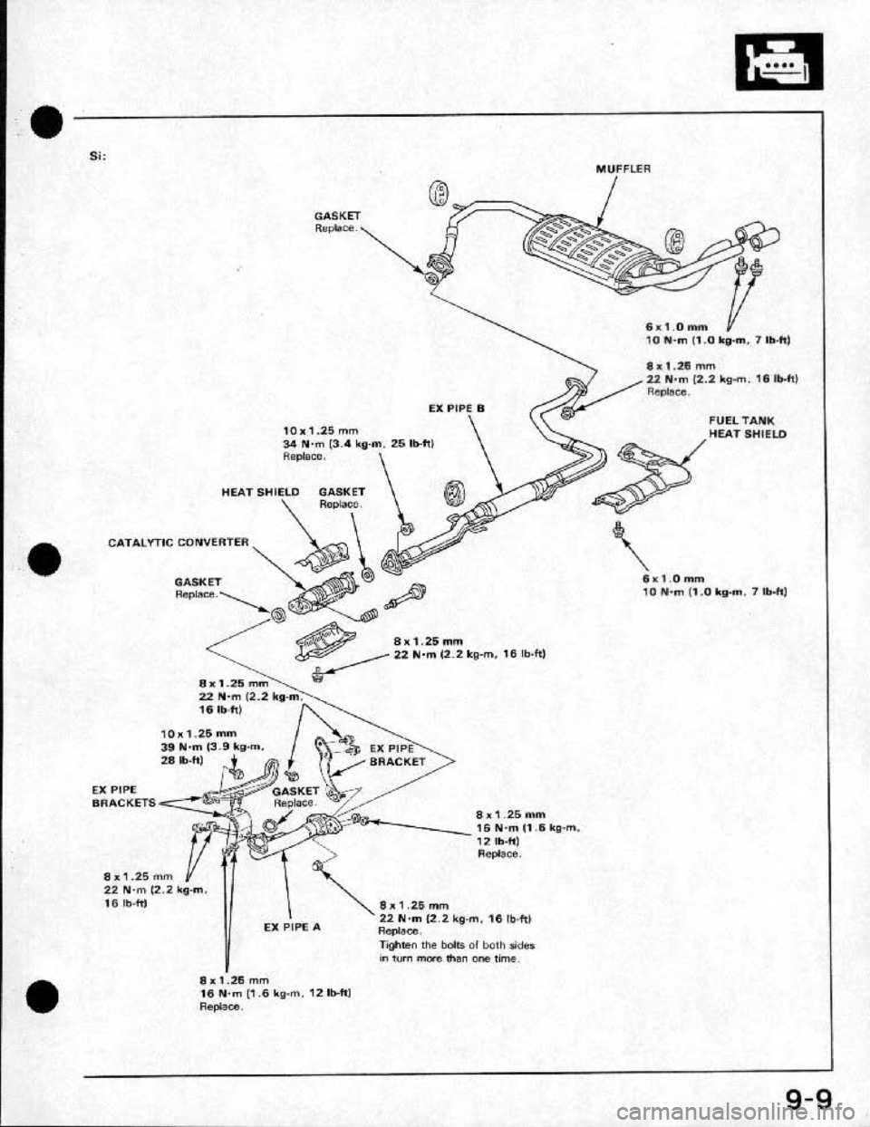 HONDA CRX 1991 2.G Workshop Manual 