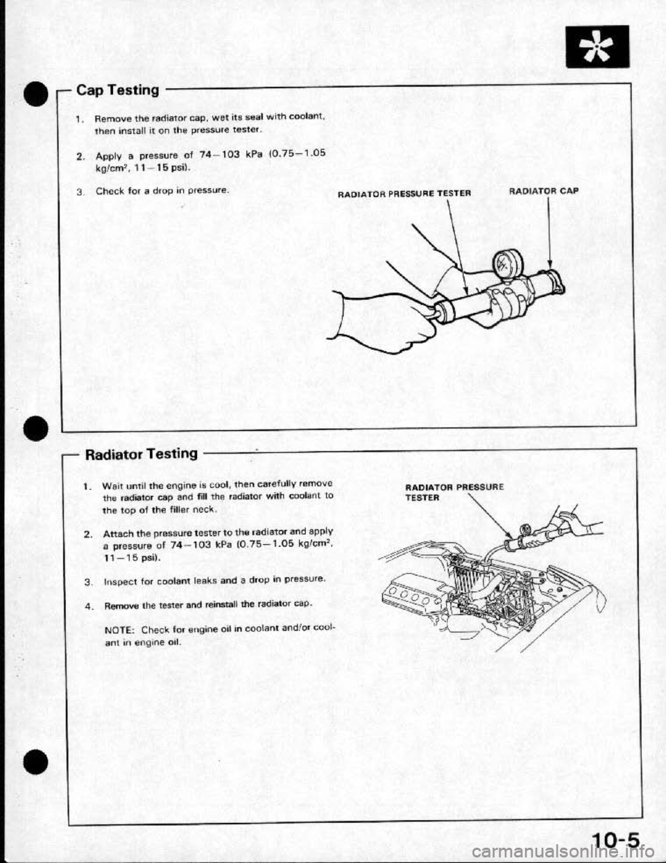 HONDA CRX 1991 2.G Workshop Manual 
