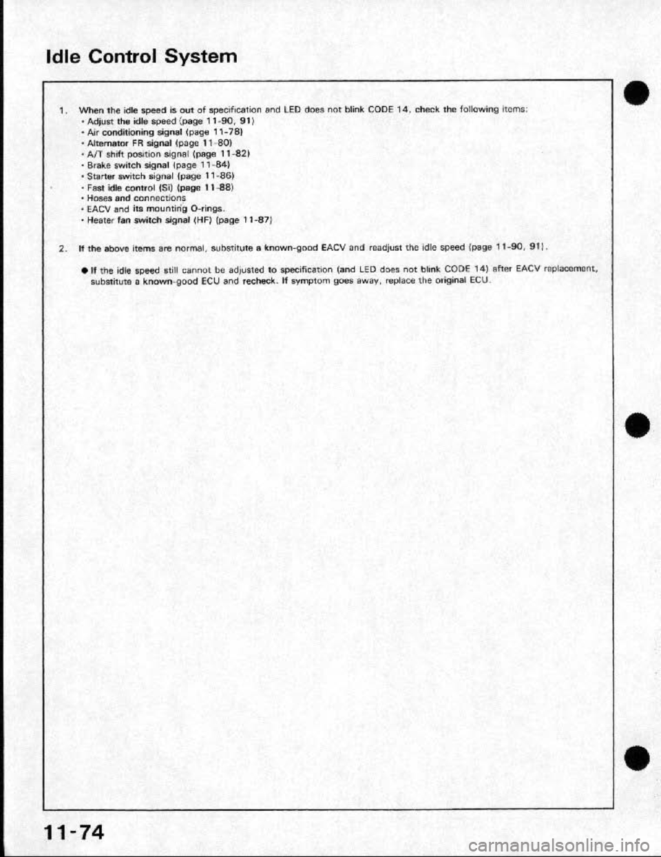HONDA CRX 1991 2.G Workshop Manual HONDA CRX 1991 2.G Workshop Manual