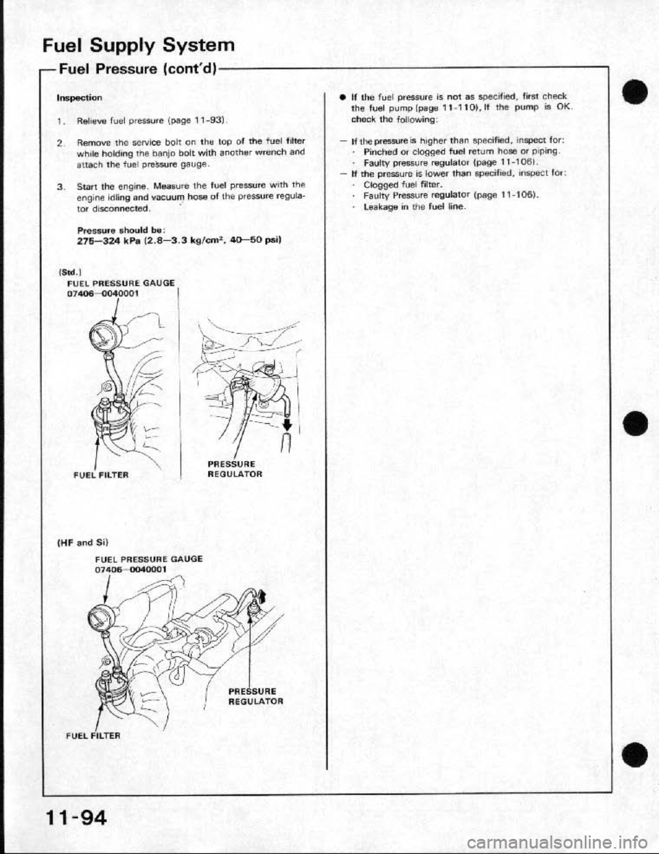 HONDA CRX 1991 2.G Workshop Manual HONDA CRX 1991 2.G Workshop Manual