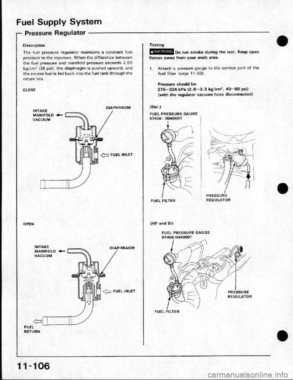 HONDA CRX 1991 2.G Workshop Manual HONDA CRX 1991 2.G Workshop Manual