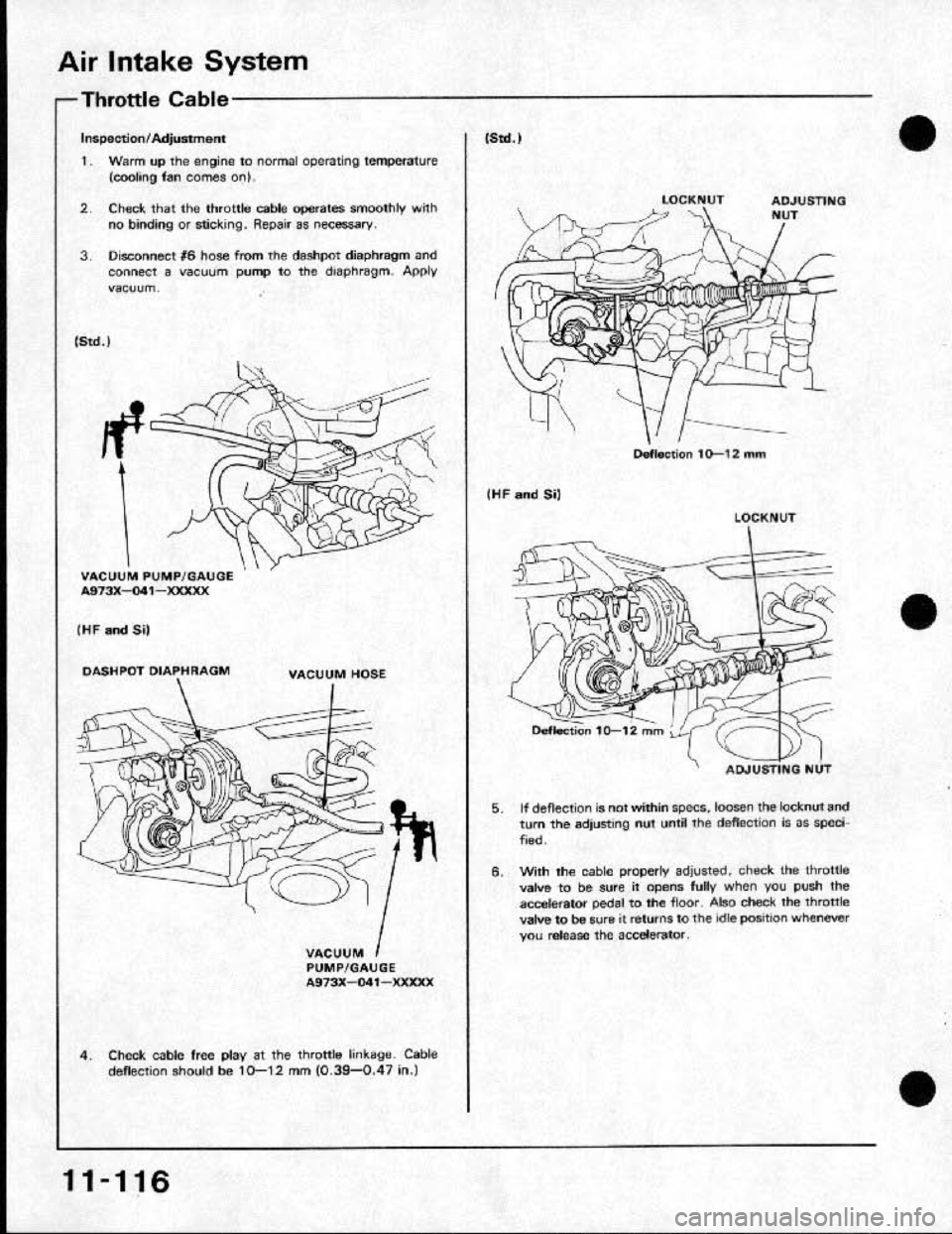 HONDA CRX 1991 2.G Workshop Manual HONDA CRX 1991 2.G Workshop Manual