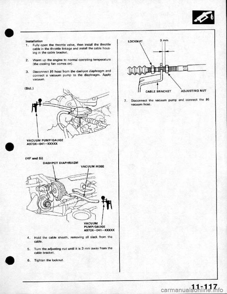 HONDA CRX 1991 2.G Workshop Manual HONDA CRX 1991 2.G Workshop Manual
