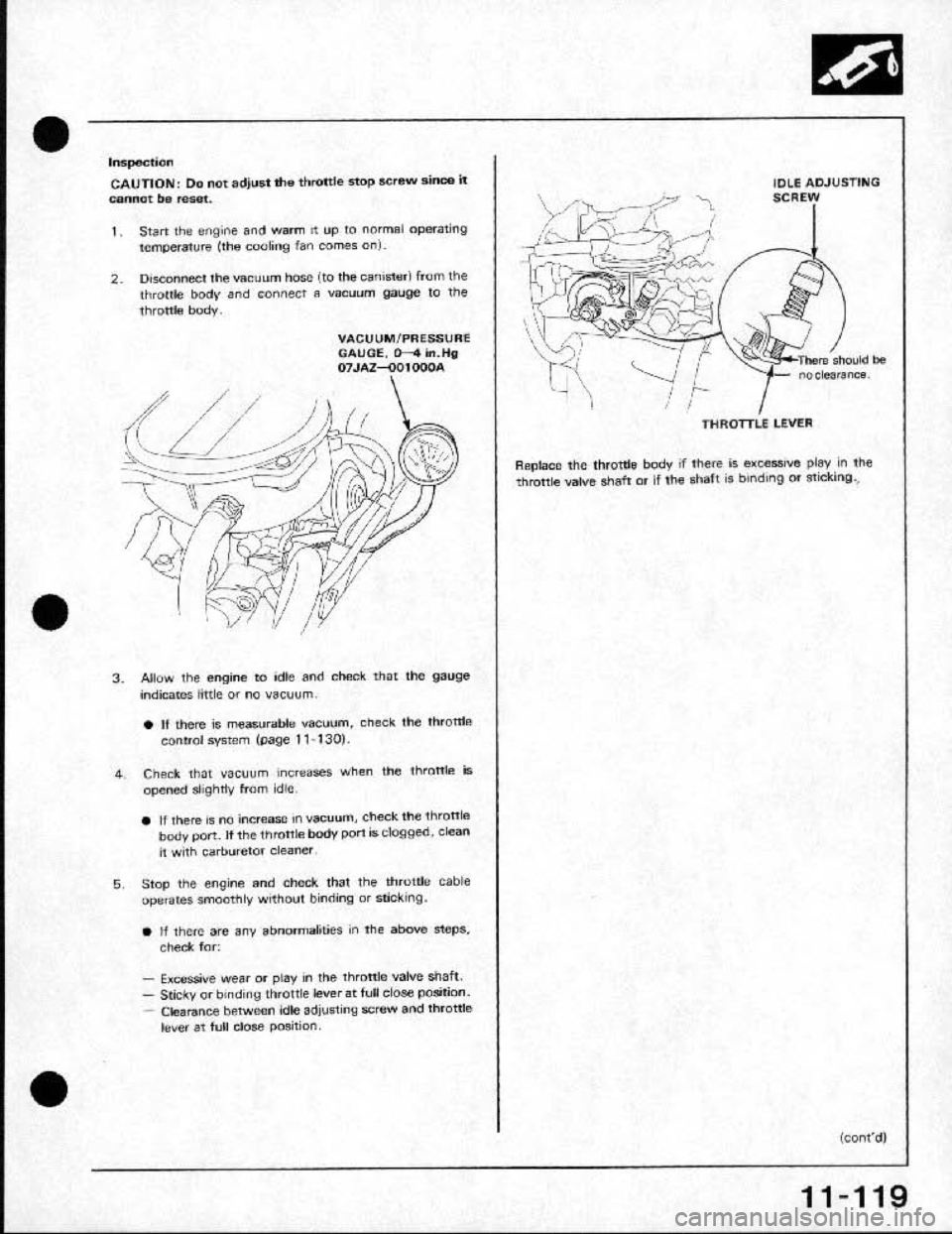 HONDA CRX 1991 2.G Workshop Manual HONDA CRX 1991 2.G Workshop Manual
