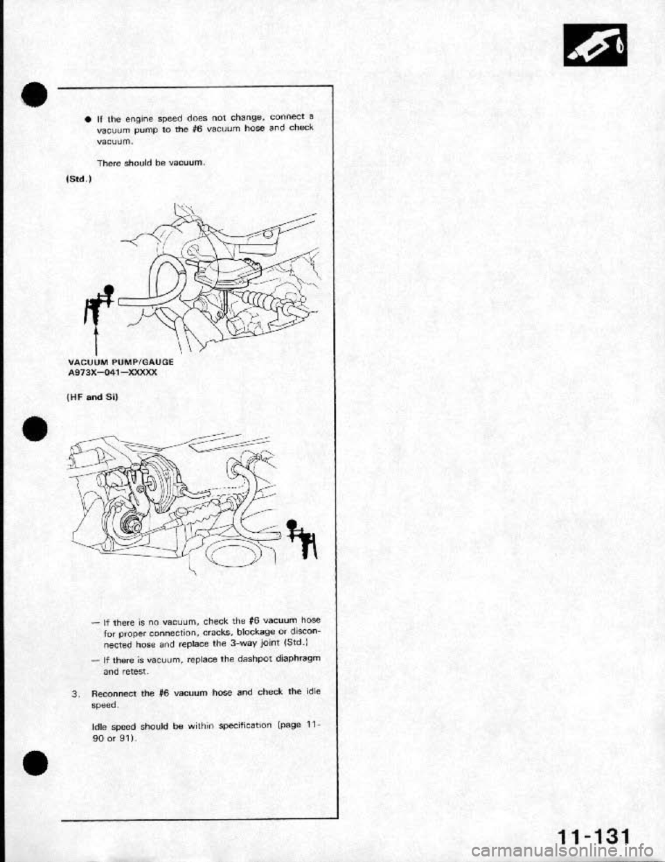 HONDA CRX 1991 2.G Workshop Manual HONDA CRX 1991 2.G Workshop Manual