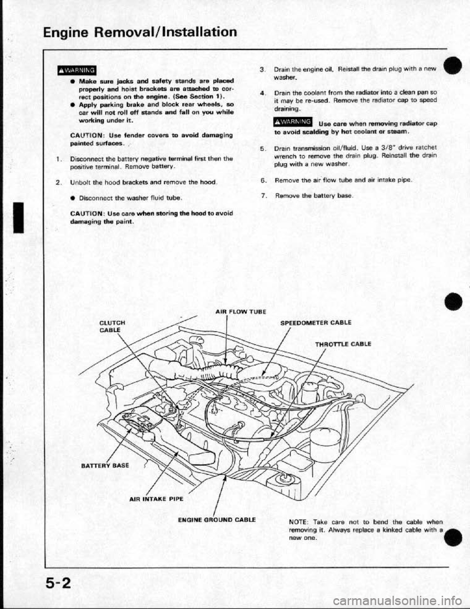HONDA CRX 1991 2.G Owners Guide 