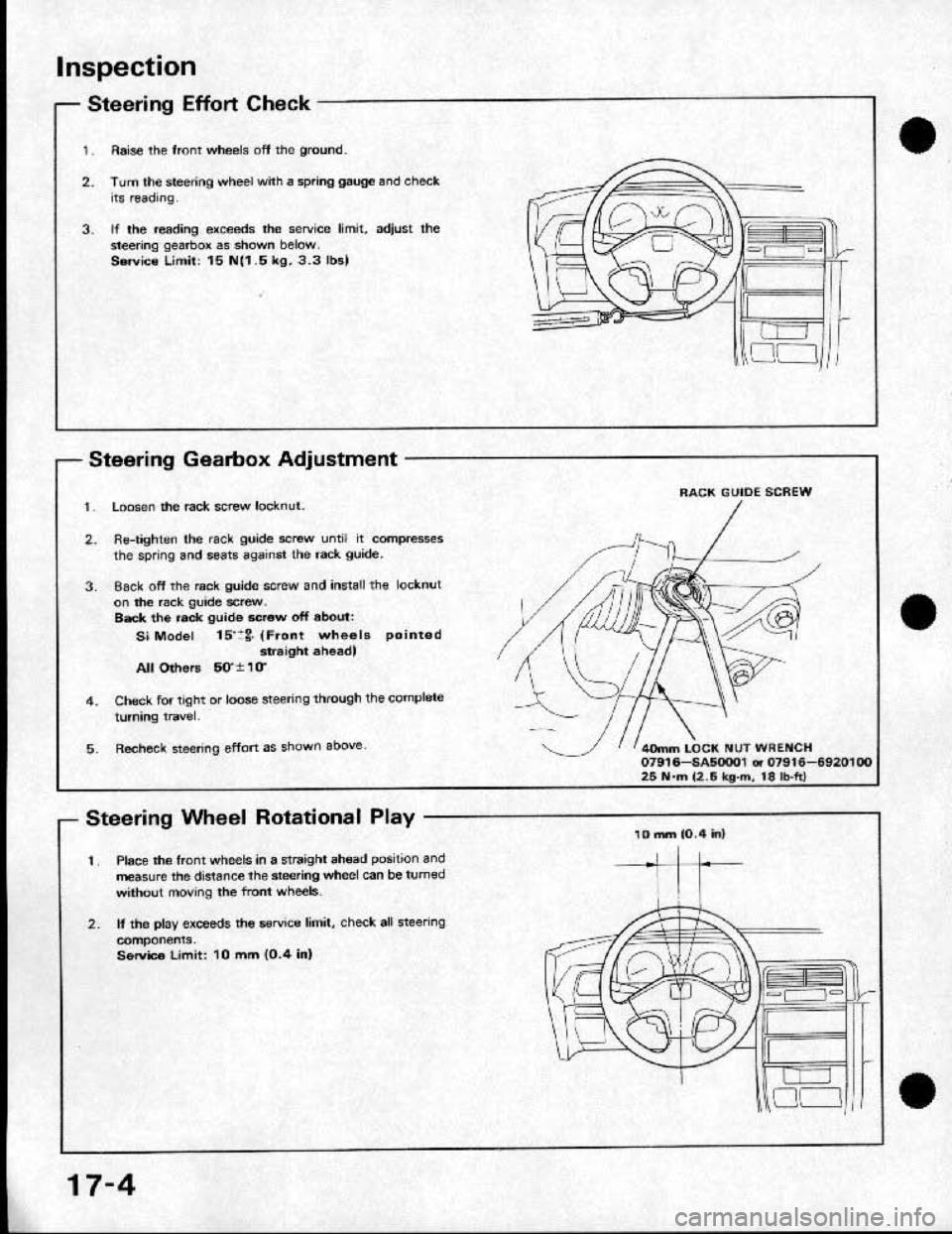 HONDA CRX 1991 2.G Workshop Manual 