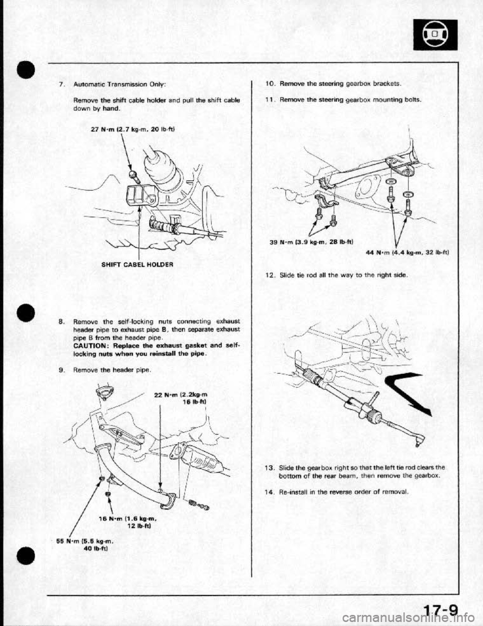 HONDA CRX 1991 2.G Workshop Manual 