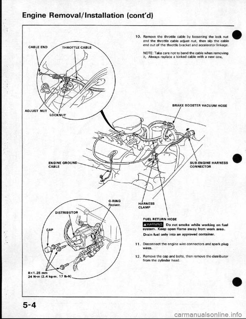 HONDA CRX 1991 2.G Owners Guide 