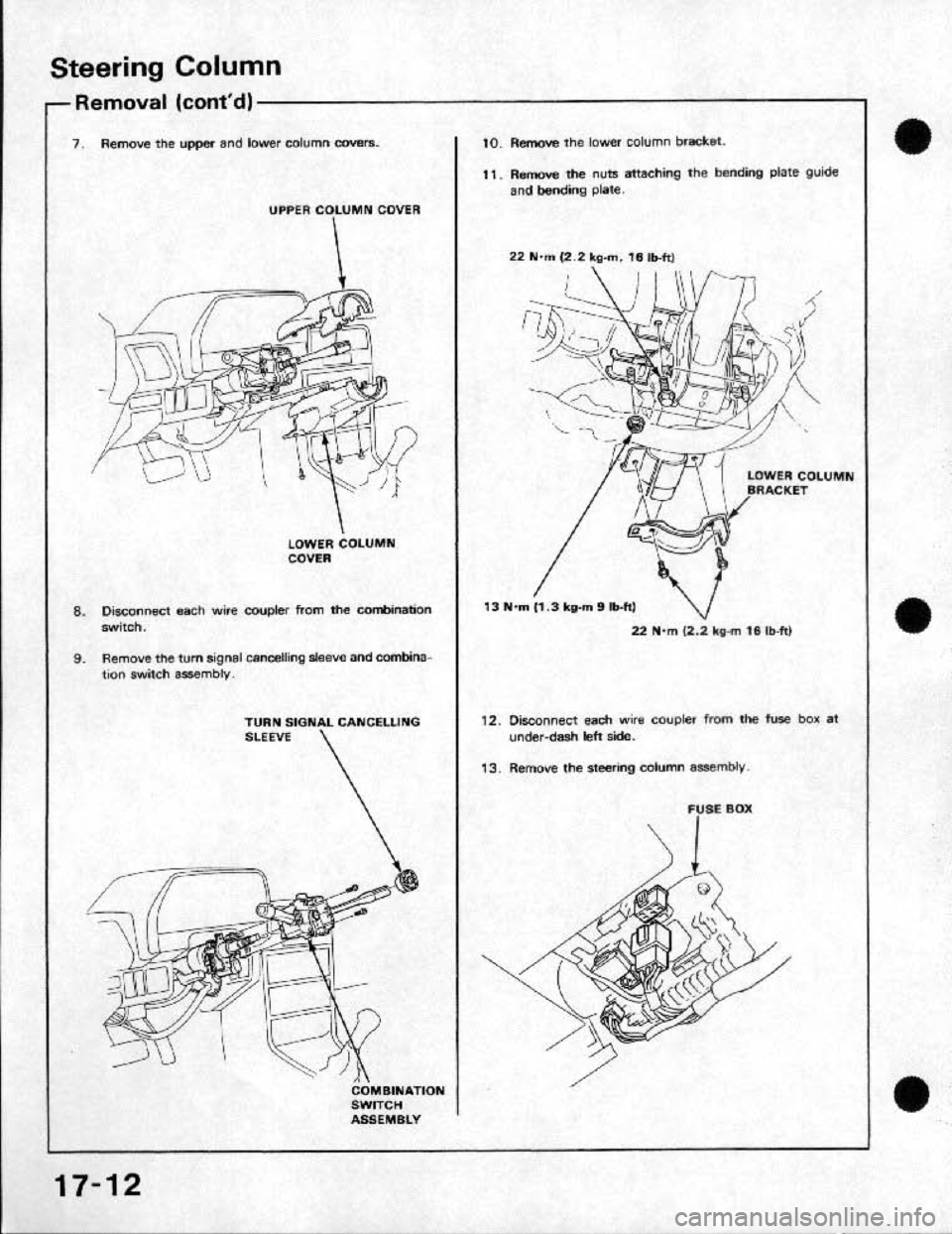 HONDA CRX 1991 2.G Workshop Manual HONDA CRX 1991 2.G Workshop Manual