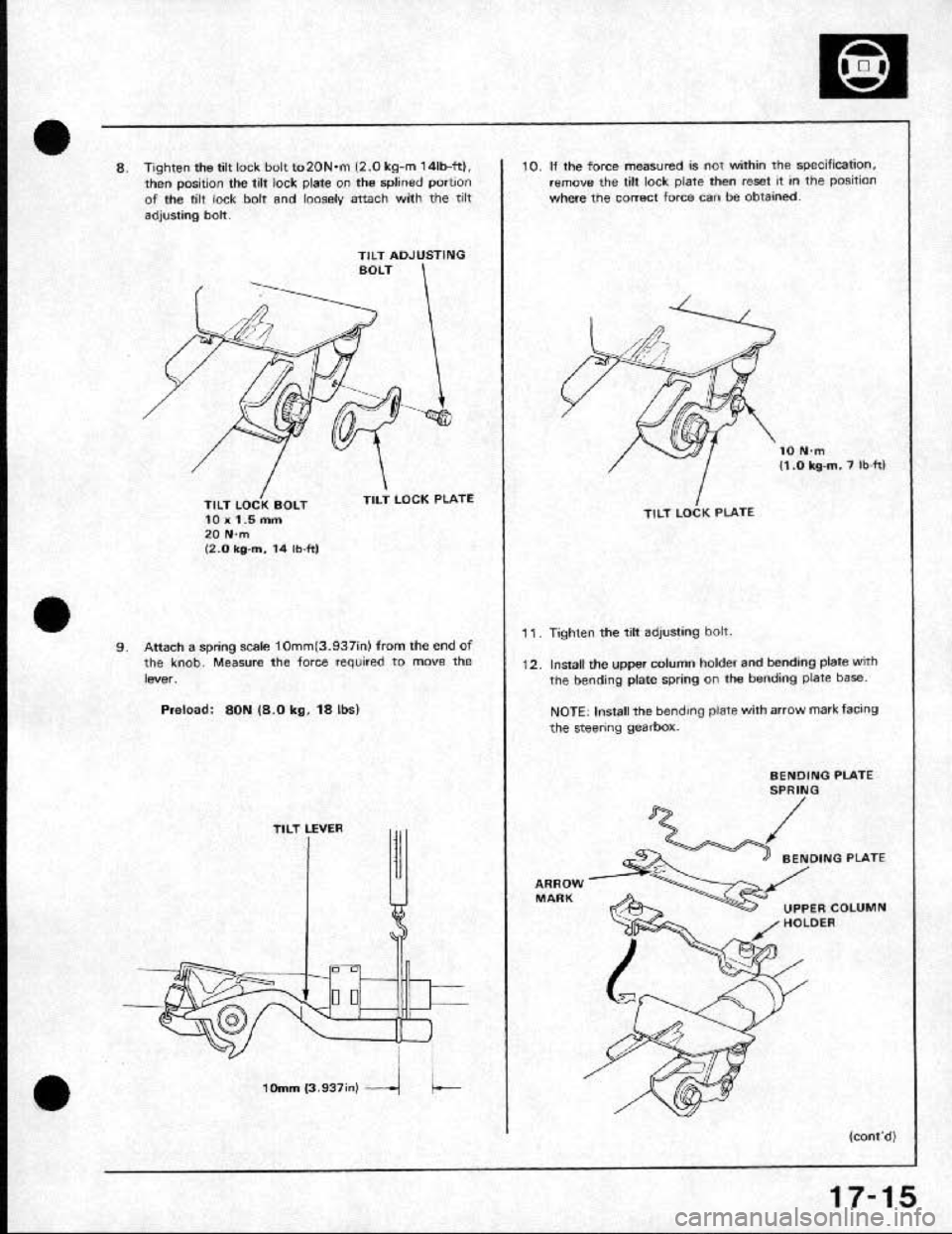 HONDA CRX 1991 2.G Workshop Manual HONDA CRX 1991 2.G Workshop Manual