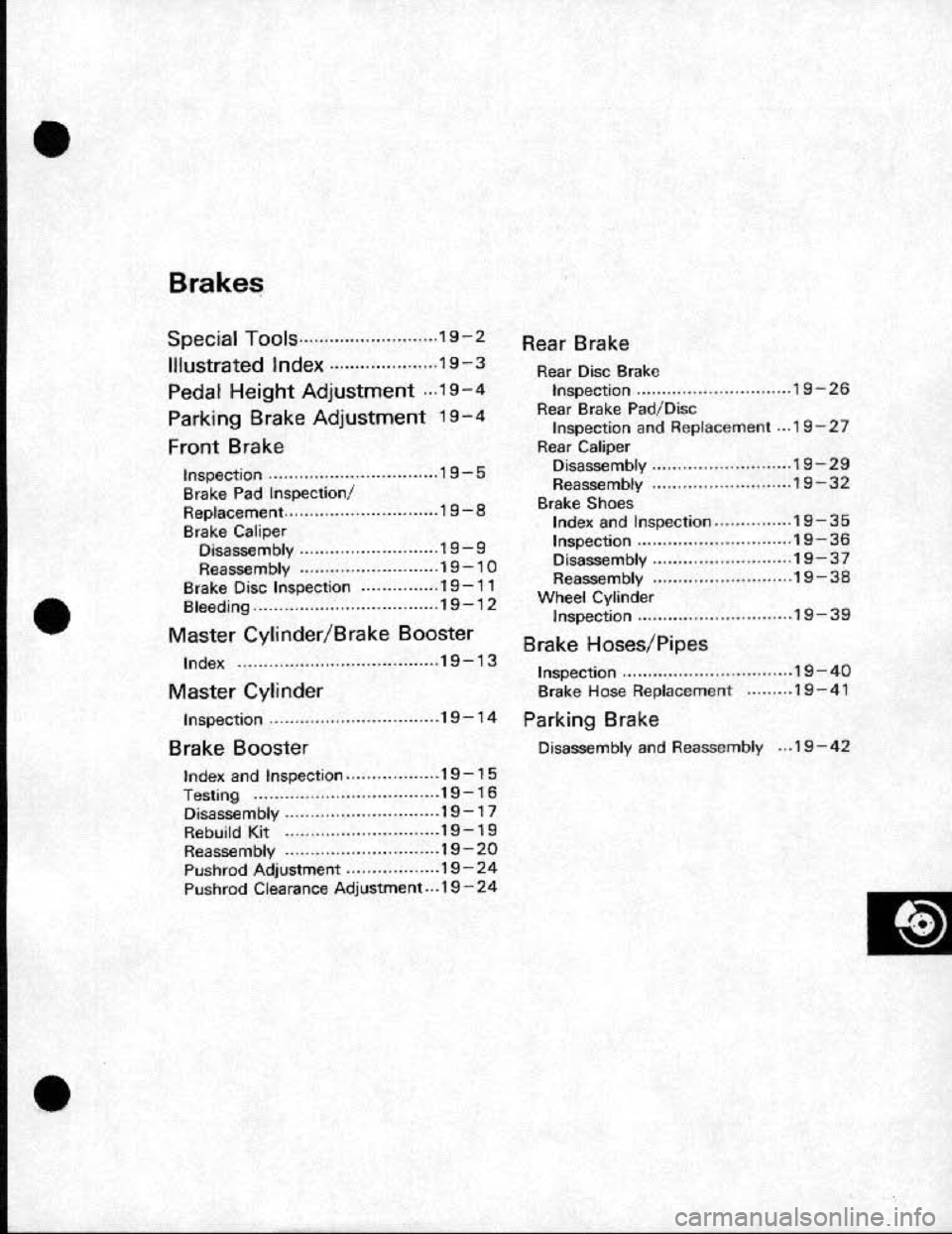 HONDA CRX 1991 2.G Workshop Manual HONDA CRX 1991 2.G Workshop Manual