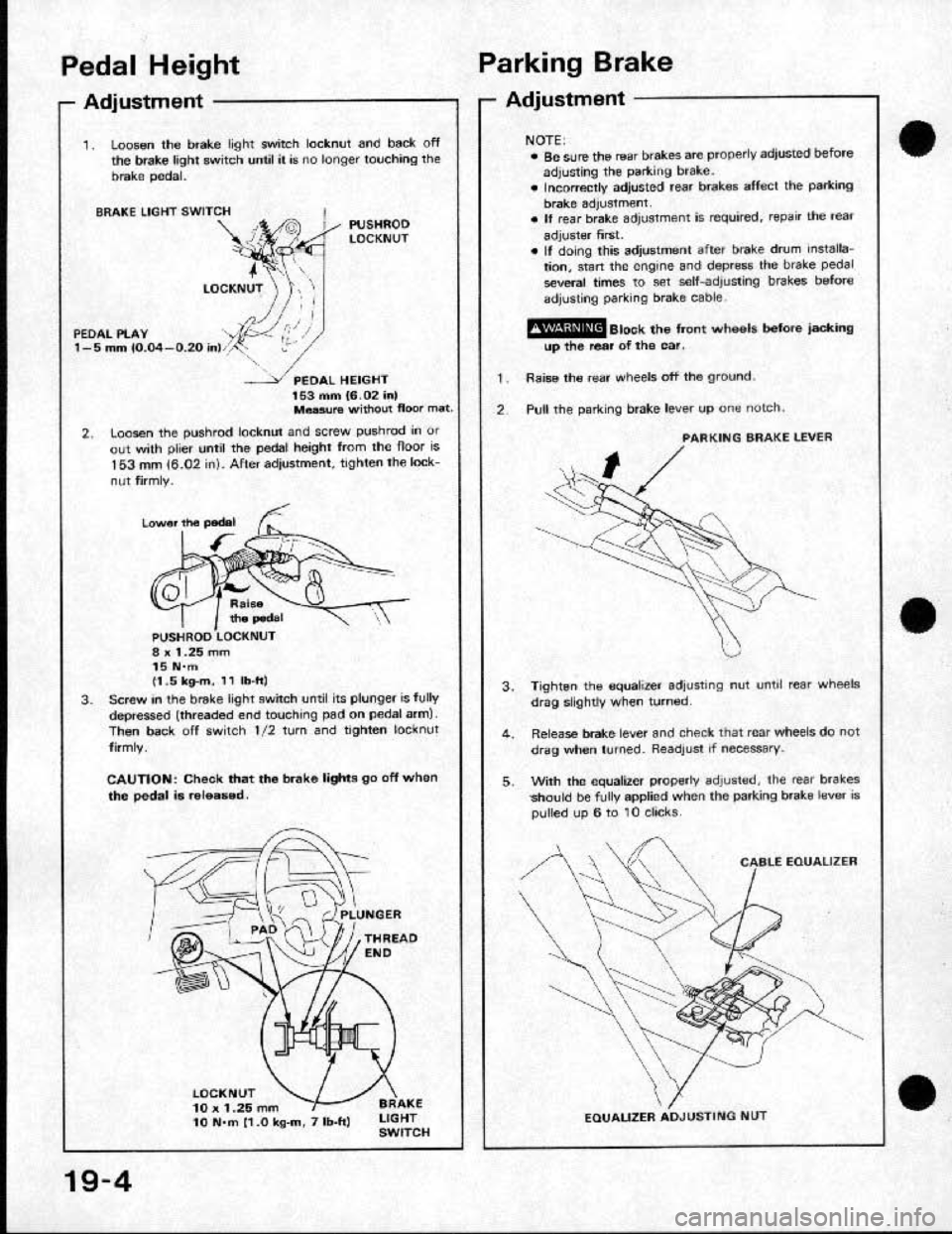 HONDA CRX 1991 2.G Workshop Manual 