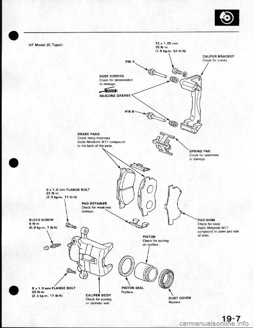 HONDA CRX 1991 2.G Workshop Manual 