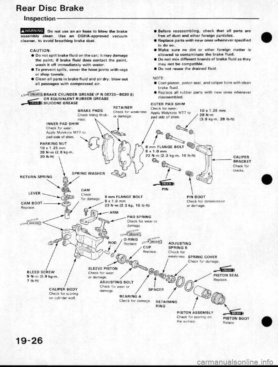 HONDA CRX 1991 2.G Workshop Manual HONDA CRX 1991 2.G Workshop Manual
