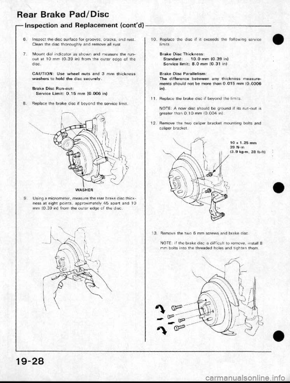 HONDA CRX 1991 2.G Workshop Manual HONDA CRX 1991 2.G Workshop Manual