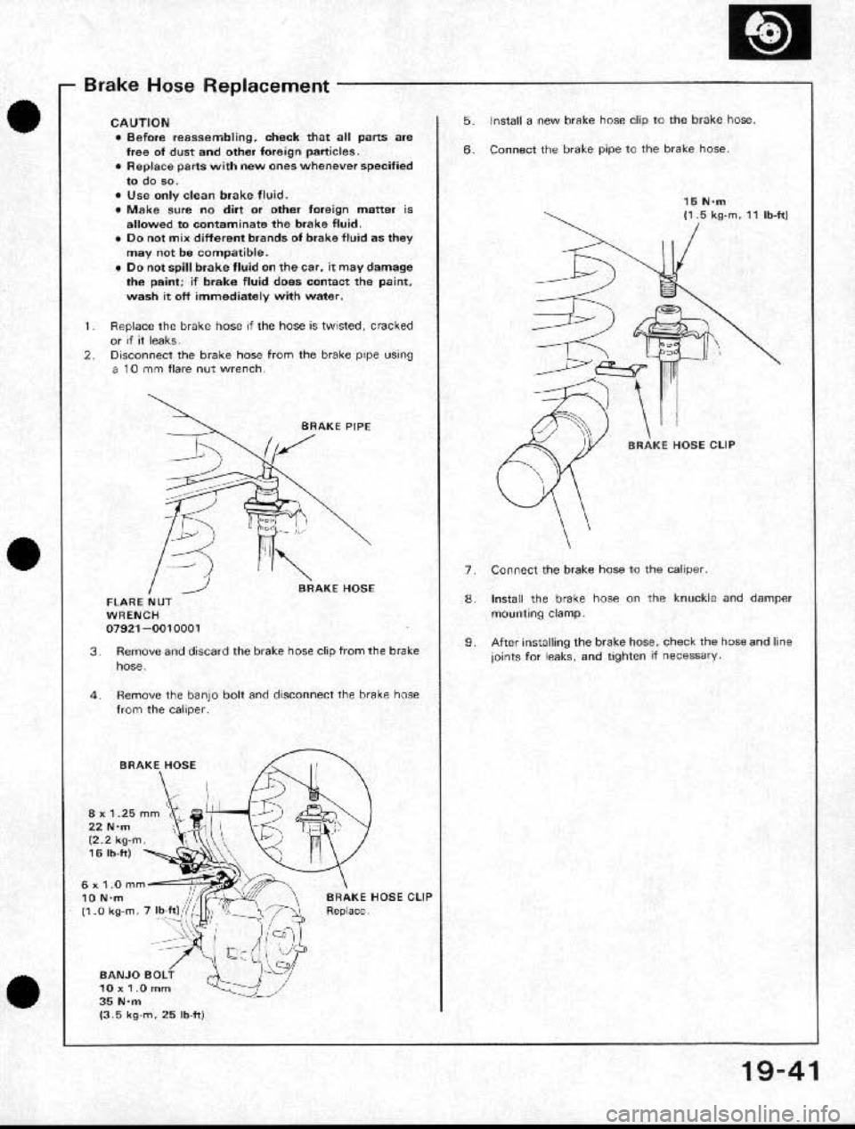 HONDA CRX 1991 2.G Workshop Manual HONDA CRX 1991 2.G Workshop Manual