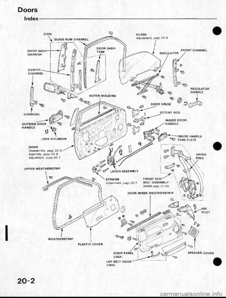 HONDA CRX 1991 2.G Workshop Manual HONDA CRX 1991 2.G Workshop Manual