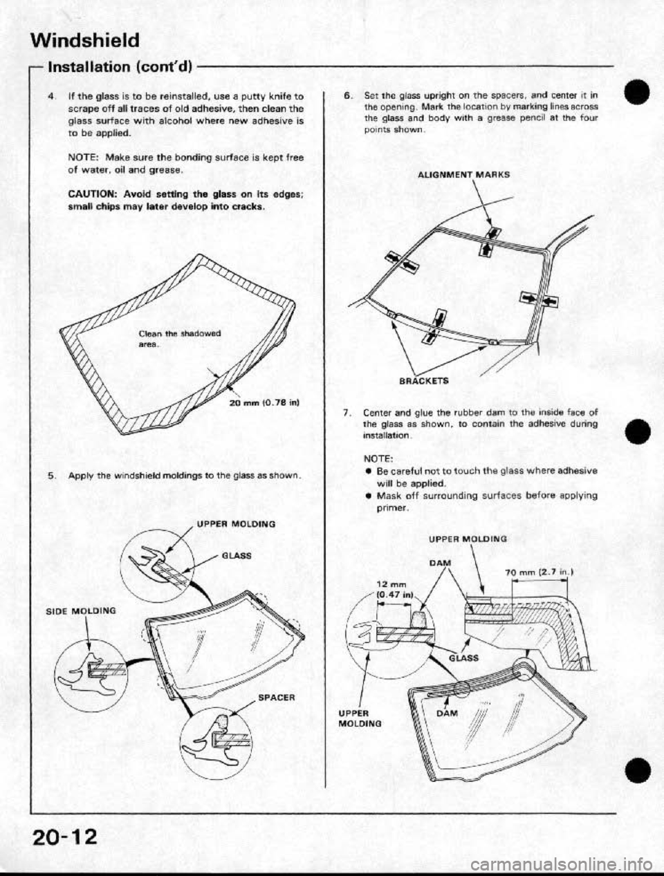 HONDA CRX 1991 2.G Workshop Manual HONDA CRX 1991 2.G Workshop Manual