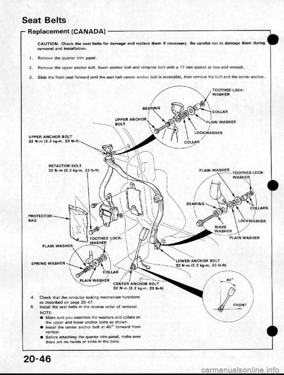 HONDA CRX 1991 2.G Workshop Manual HONDA CRX 1991 2.G Workshop Manual