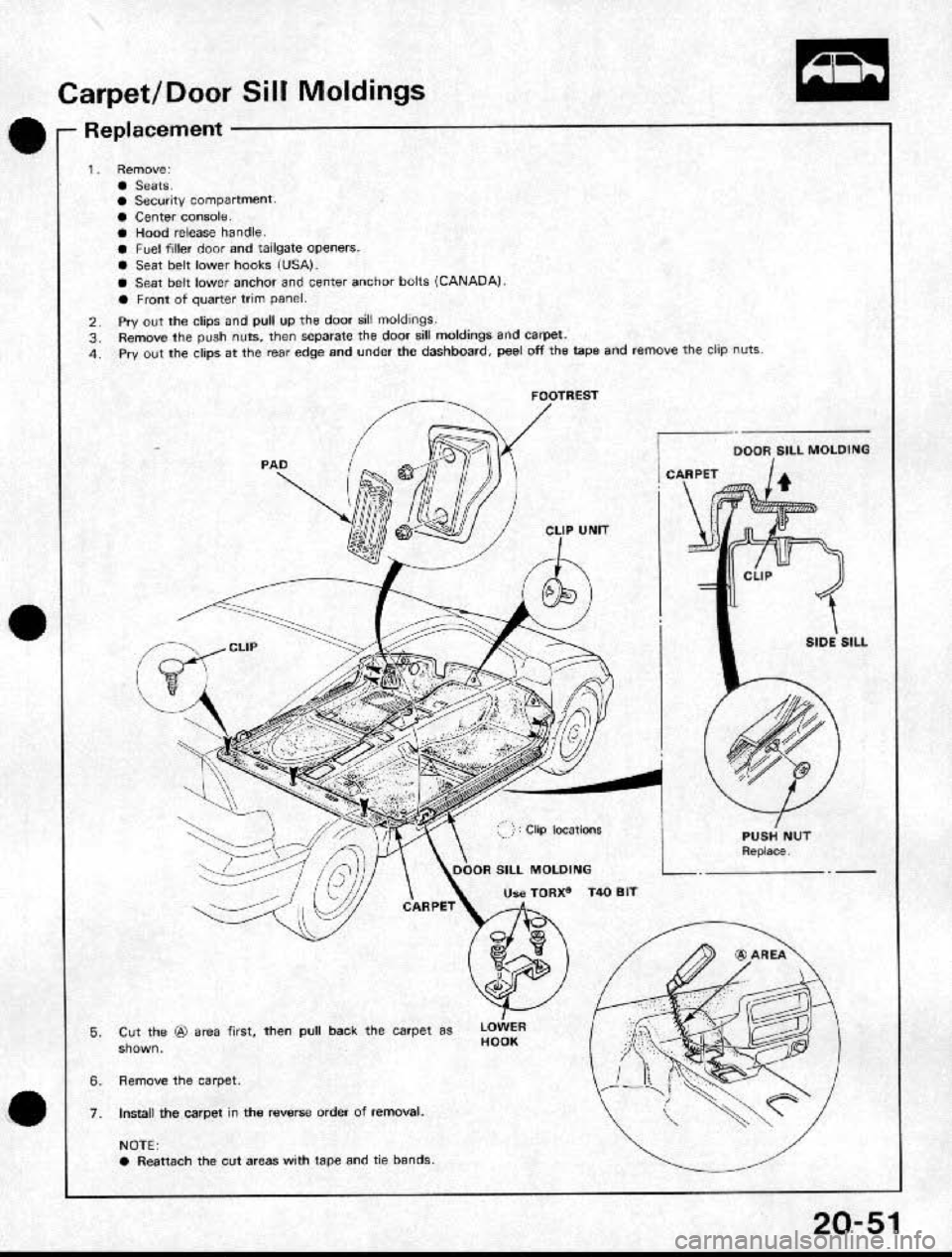 HONDA CRX 1991 2.G Workshop Manual HONDA CRX 1991 2.G Workshop Manual