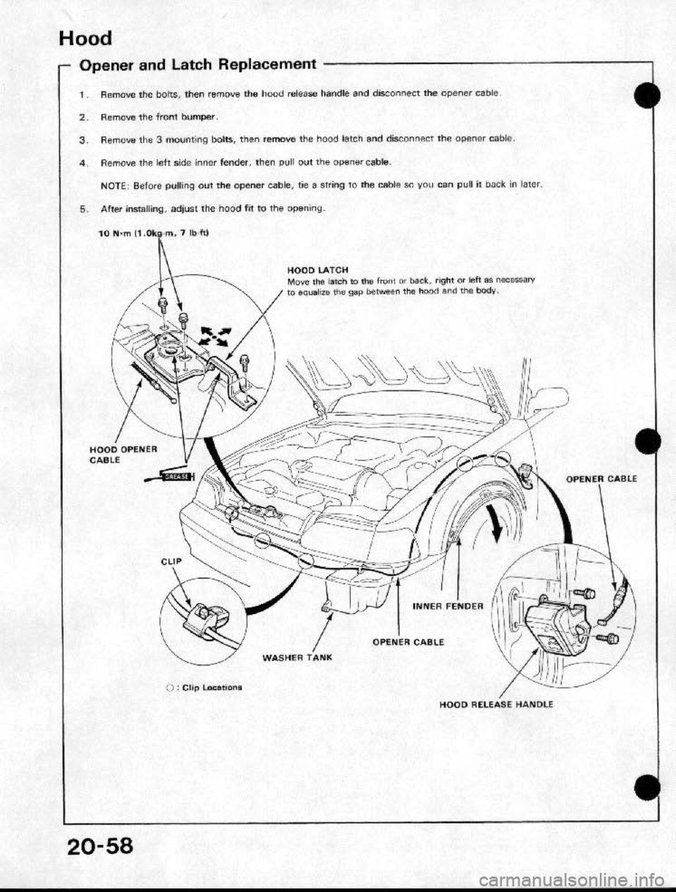 HONDA CRX 1991 2.G Workshop Manual HONDA CRX 1991 2.G Workshop Manual