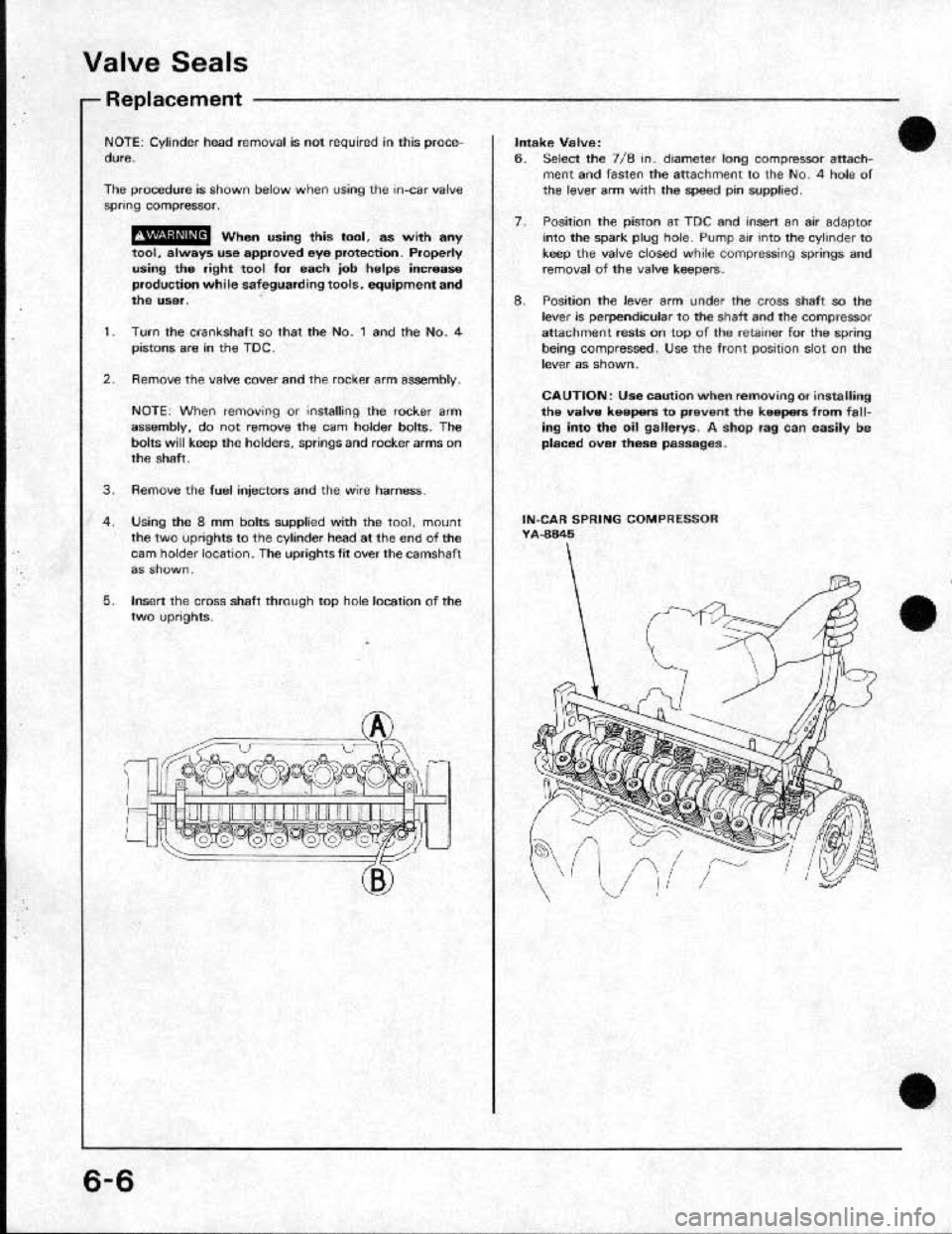 HONDA CRX 1991 2.G Service Manual 