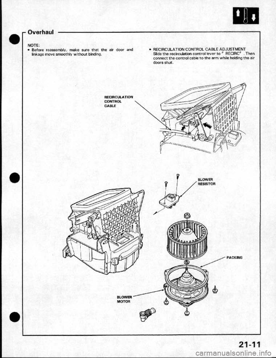HONDA CRX 1991 2.G Workshop Manual HONDA CRX 1991 2.G Workshop Manual