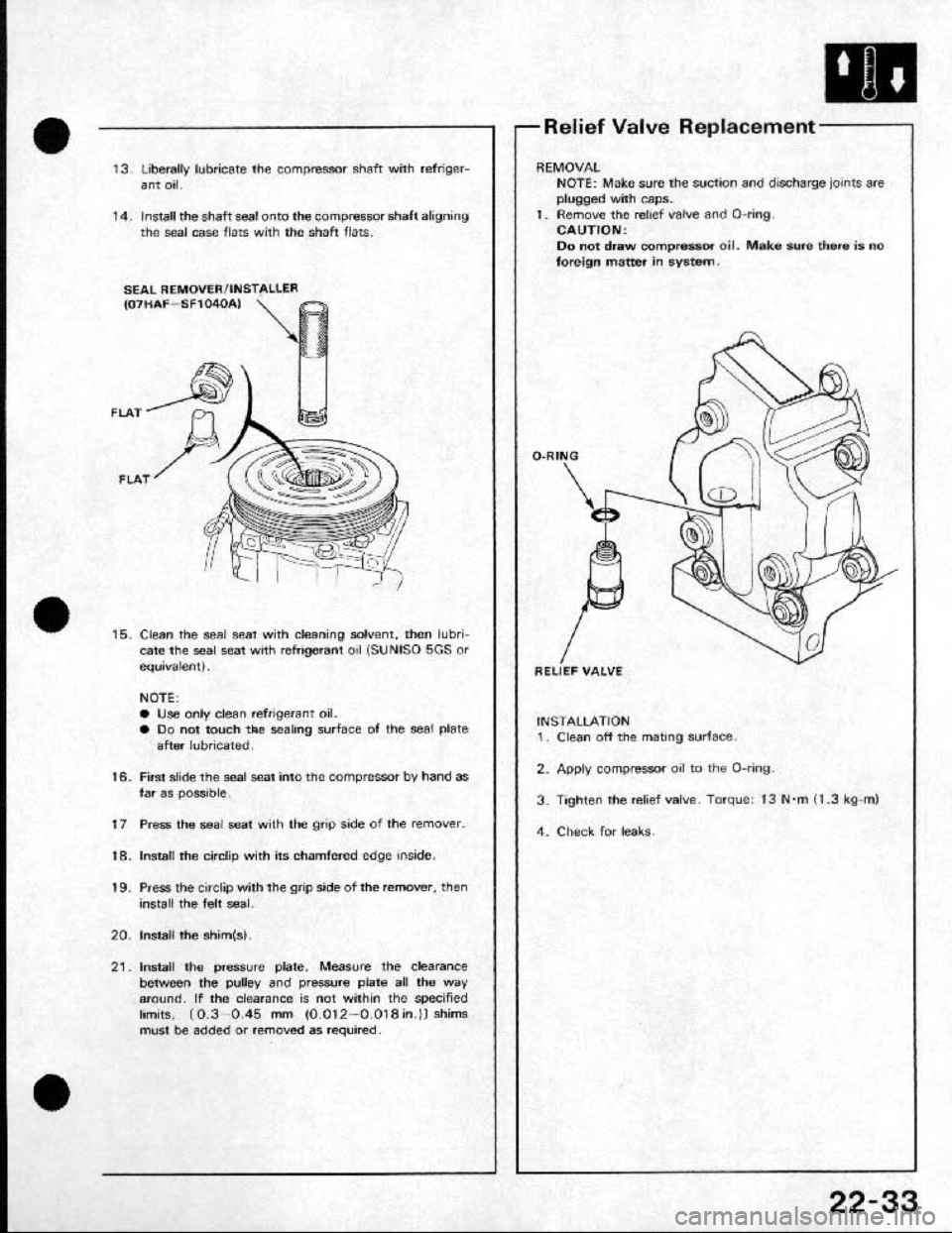 HONDA CRX 1991 2.G Workshop Manual HONDA CRX 1991 2.G Workshop Manual