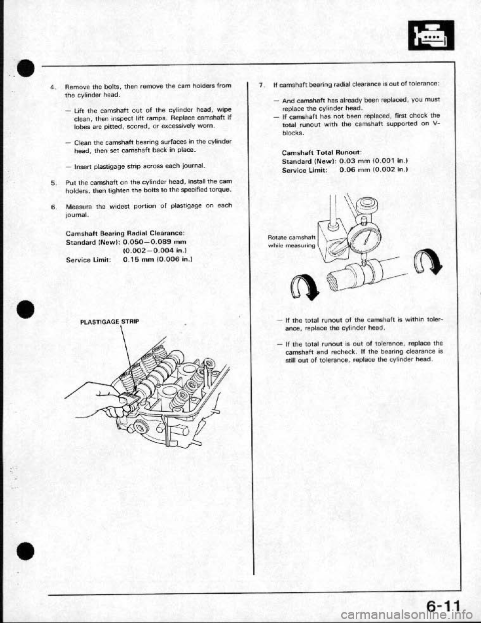 HONDA CRX 1991 2.G Service Manual 