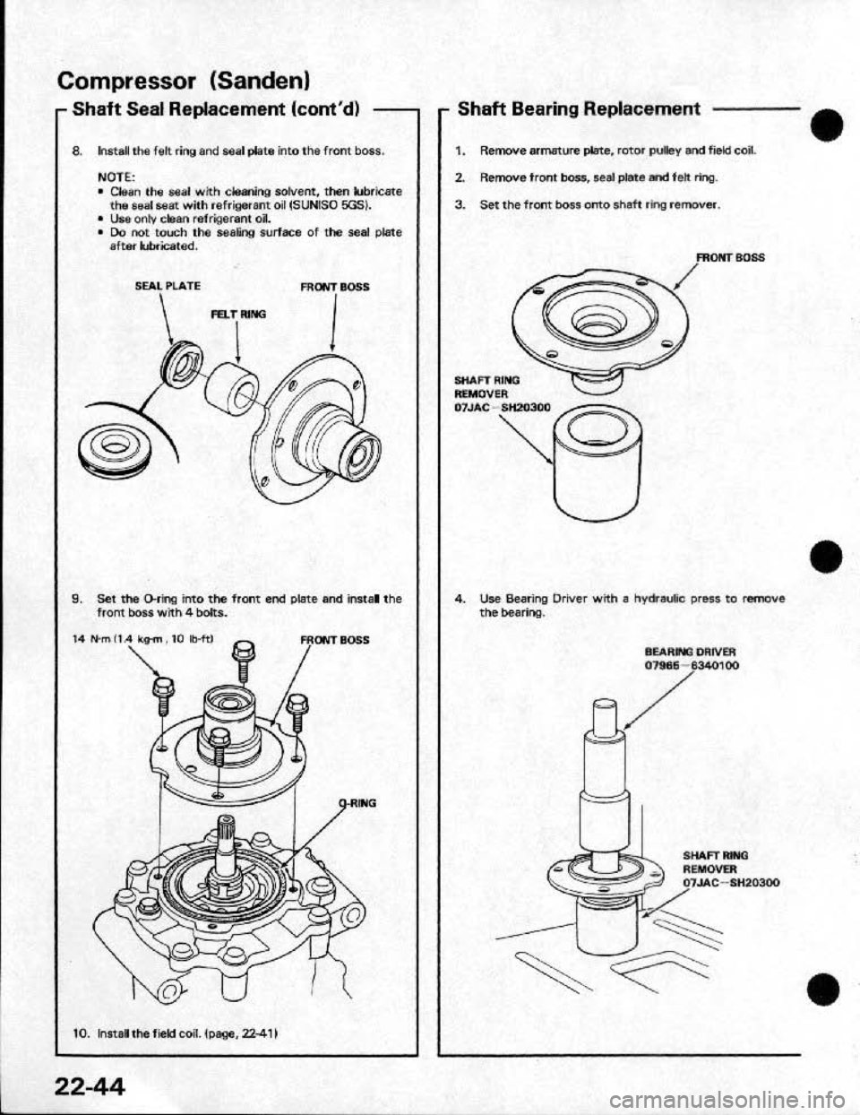 HONDA CRX 1991 2.G Workshop Manual HONDA CRX 1991 2.G Workshop Manual