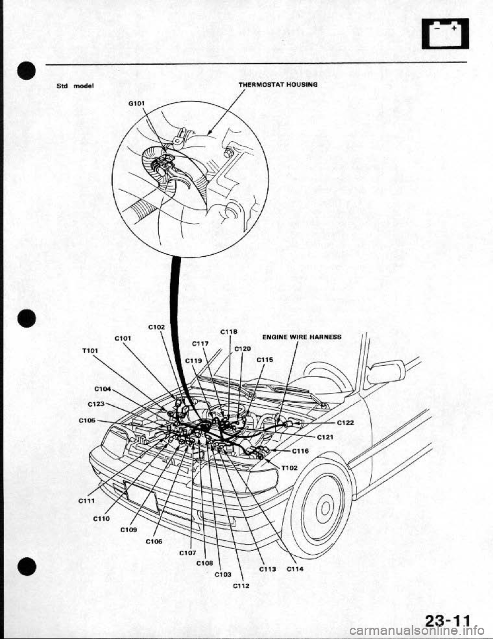 HONDA CRX 1991 2.G Workshop Manual HONDA CRX 1991 2.G Workshop Manual