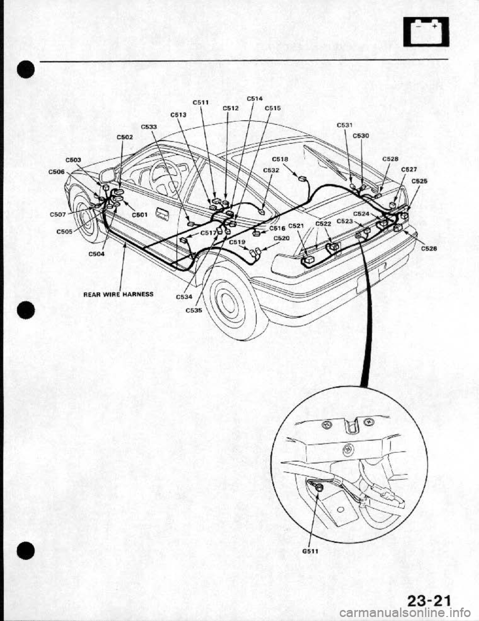 HONDA CRX 1991 2.G Workshop Manual HONDA CRX 1991 2.G Workshop Manual