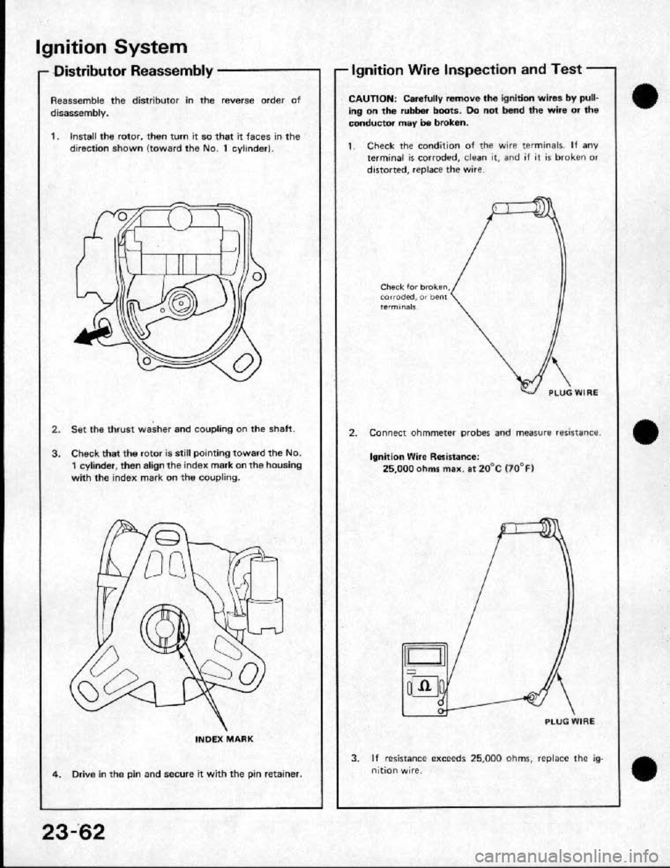 HONDA CRX 1991 2.G Workshop Manual HONDA CRX 1991 2.G Workshop Manual